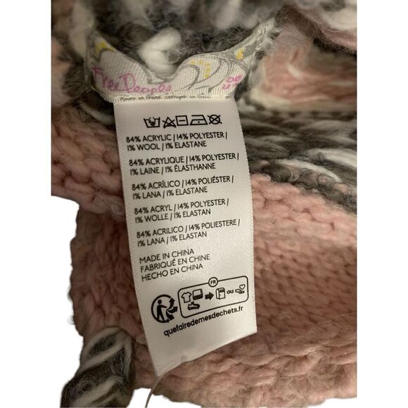 Free People Fair Isle Pom Knit Beanie